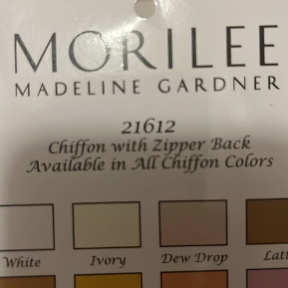 Plus Size 16 Latte Morilee 21612 Timeless Fitted Dress - Picture 10 of 10